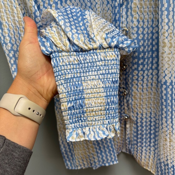 Ramy Brook Mock Neck Balloon Sleeve Blouse - Picture 9 of 9